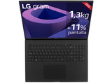 Portátil - LG 17Z90Q, 17 WQXGA, Intel® Evo™ Core™ i7-1260P, 16GB RAM, 512GB SSD, RTX 2050, Windows 11