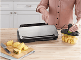 Envasadora al vacío - Foodsaver VS3190X-01, 130 W, Apta para lavavajillas, Gris