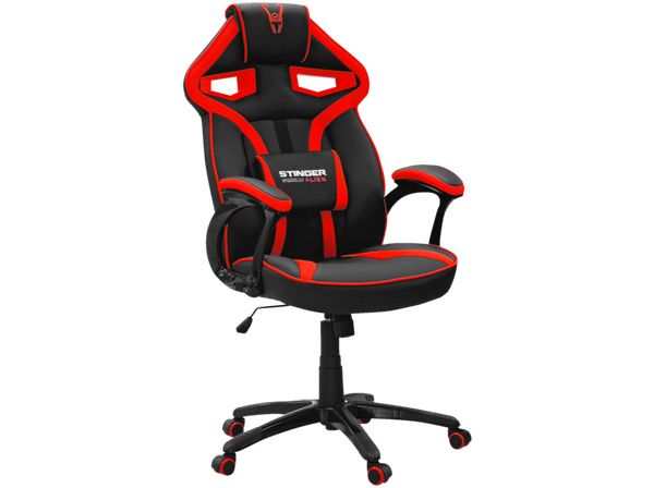 Silla gaming - Woxter Stinger Station Alien, Respaldo con ajuste automático, Rojo