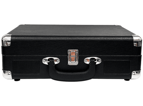 Tocadiscos - Prixton VC400, Salidas RCA/ Auriculares, Bluetooth, USB, Tarjeta TF, 33.3/45/78 RPM, Negro