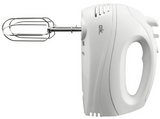 Amasadora - OK OHM 2519 W, 250 W, 5 velocidades, Botón turbo, Cable 1.8 m, Blanco