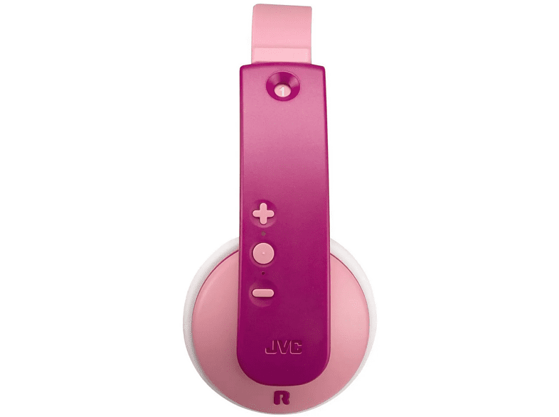 Auriculares inalámbricos - JVC HA-KD10W-PE, De diadema, Bluetooth 5.0, Para niños, Rosa