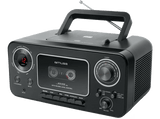 Radio portátil - Muse M-182 RDC, Lector CD, Por Pilas y corriente, Negro