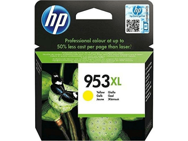 Cartucho de tinta - HP 953XL, Amarillo, F6U18AE