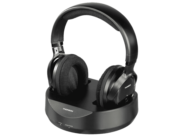 Auricular inalámbrico - Thomson WHP3001BK Negro Supraaural Diadema