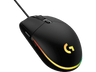 Ratón gaming - Logitech G203 Lightsync 2nd Gen Ratón Gaming 8000DPI RGB Negro