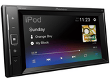 Autorradio - Pioneer DMH-A240BT, 6.2, Short Chassis, Mechafree, Bluetooth, Compatible con FLAC, USB, Negro