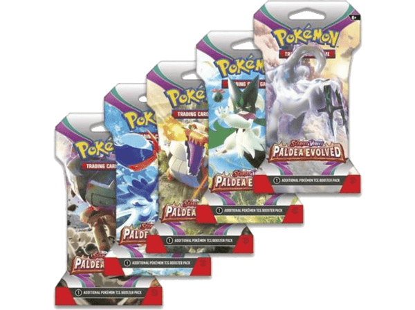Juego - Magicbox  Pokémon TCG Scarlet & Violet 01 Sleeved Booster, Cartas coleccionables, 10 tarjetas, Aleatorio (Inglés)