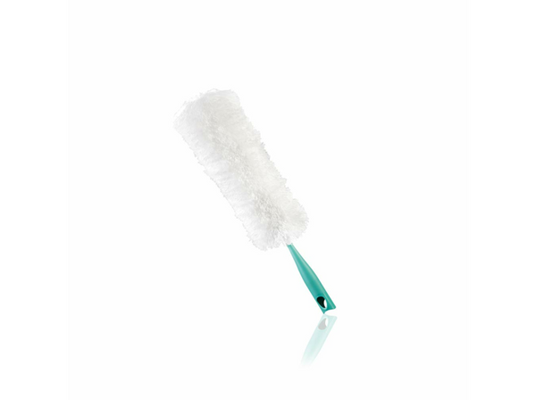 Accesorio limpieza - Leifheit 41520 Duster XL, Plumero, Microfibra compacta y blanda, Conexión Click, Blanco