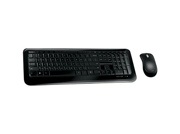 Pack Teclado + Ratón - Microsoft Wireless Desktop 850, RF inalámbrico, USB, Negro
