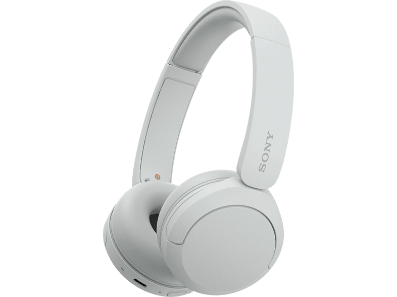 Auriculares inalámbricos - Sony WH-CH520, Bluetooth, 50 horas de autonomía, Carga rápida, 360 Audio, Conexión multipunto, Casco estilo diadema, Blanco