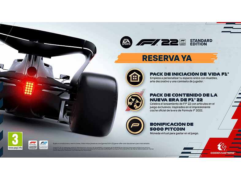 PS5 F1 2022