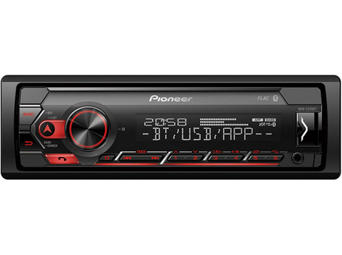 Autorradio - Pioneer MVH-S320BT, Bluetooth, USB, 4x50W, Negro