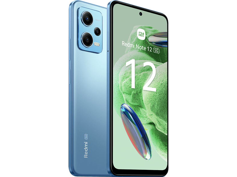 Móvil - Xiaomi Redmi Note 12 5G, Azul, 128 GB, 6 GB RAM, 6.67 AMOLED FHD+ 120Hz, Qualcomm Snapdragon® 4 Gen 1 - 2,2 Ghz, 5000 mAh, Android