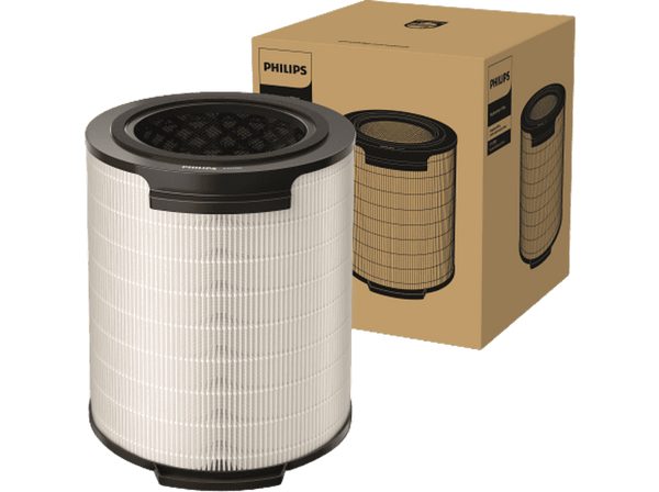 Accesorio purificador de aire - Philips FY1700/30, Repuesto Integrado 3 en 1, Filtro HEPA y Carbón activo