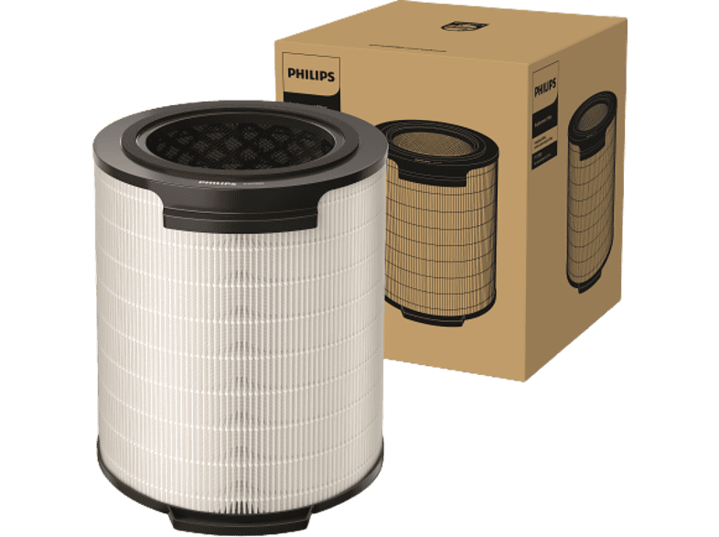 Accesorio purificador de aire - Philips FY1700/30, Repuesto Integrado 3 en 1, Filtro HEPA y Carbón activo