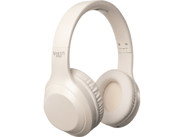 Auriculares inalámbricos - Vieta Pro Silence 2, Dual Pairing, ANC -25dB; 20h, Bluetooth, Blanco