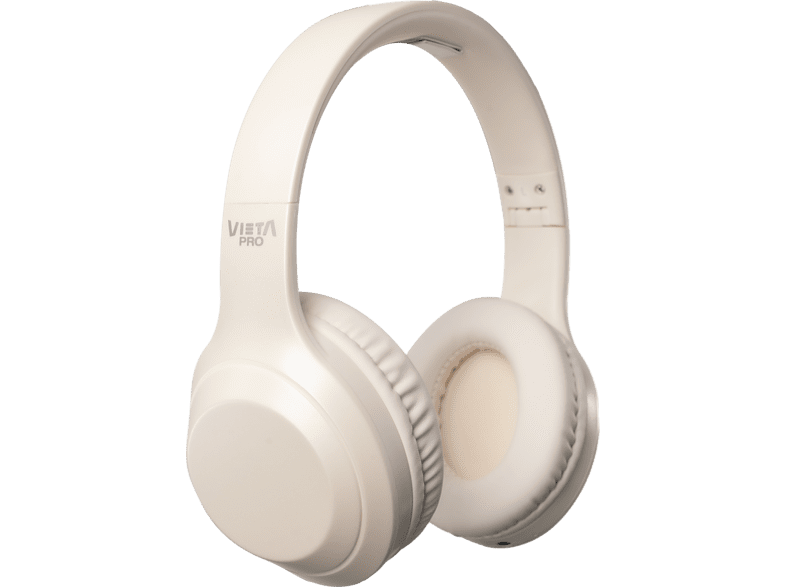 Auriculares inalámbricos - Vieta Pro Silence 2, Dual Pairing, ANC -25dB; 20h, Bluetooth, Blanco