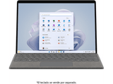 Convertible 2 en 1 - Microsoft Surface Pro 9, 13 2K QHD+, Intel® Evo™ Core™ i5-1235U, 8 GB RAM, 256 GB SSD, W11 Home, Platinum