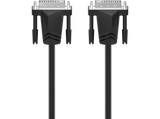Cable DVI - Hama 00200706, 1.5 m, DVI-I Dual Link, WQHD, Negro