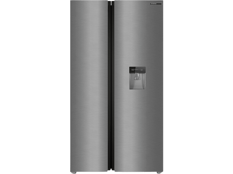 Frigorífico americano - Infiniton SBS-471XA, 503 l, No Frost, 176.8 cm, Dispensador de agua, Luz LED, Fast Cooling, Inox