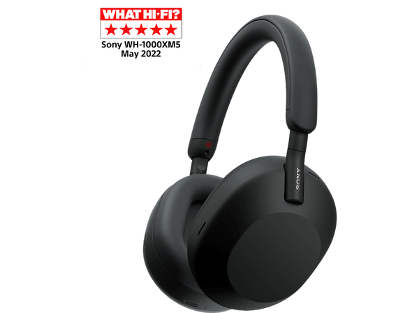 Auriculares inalámbricos - Sony WH-1000XM5B, Noise Cancelling, 30 h, Alexa y Google Assistant, Micro, Negro