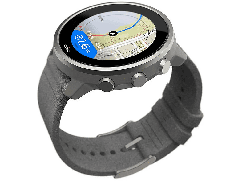 Smartwatch - Suunto 7, Wear OS, 1.39, Hasta 40 días, Wi-Fi, NFC, Bluetooth, Resistencia al agua, GPS, Gris
