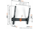 Soporte TV - Vogels TVM1419, 32 - 65, Inclinable, VESA 100 mm x 100 mm - 400 mm x 400 mm, Negro