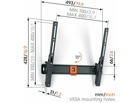 Soporte TV - Vogels TVM1419, 32