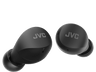Auriculares True Wireless - JVC Gumy Mini HA-A6T, Control táctil, Autonomía 23 horas, Compatible con asistente de voz, IPX4, Negro + Estuche de carga