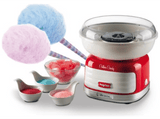 Maquina de algodón de azúcar - Ariete Cotton Candy 2973, 500 W, Rojo