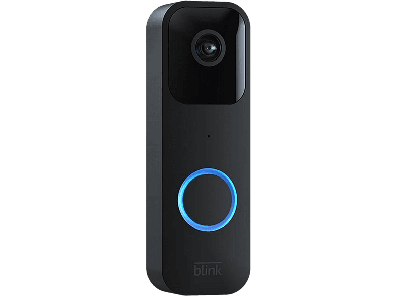 Videotimbre - Amazon Blink Video Doorbell, Inalámbrico, HD, Alexa integrada, Visión nocturna, Audio bidireccional, Negro