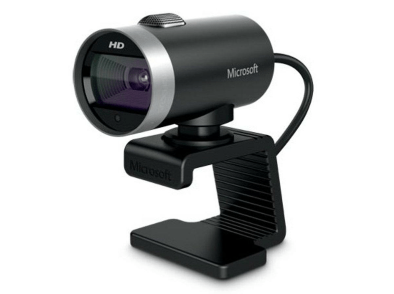 Webcam - Microsoft LifeCam Cinema, 720p HD, micrófono integrado, color negro