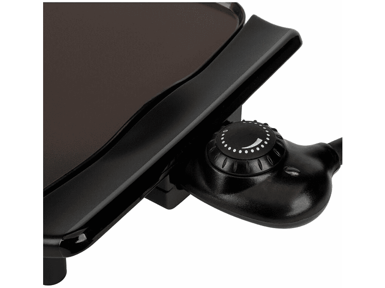 Plancha de asar - Jata JEGR0550, 2500 W, Antiadherente, Aluminio y terrastone, 55 cm, Negro