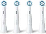 Recambio para cepillo dental - Oral-B iO Gentle Care, Pack De 4 Unidades, Blanco