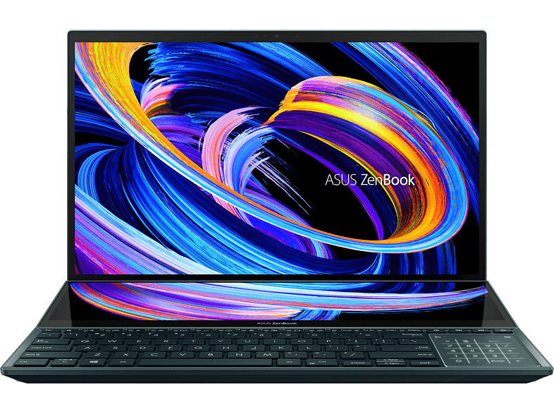 Portátil - ASUS ZenBook Pro Duo UX582ZM-H2030W, 15.6 OLED UHD 4K, Intel® Core™ i7-12700H, 32GB RAM, 1TB SSD, GeForce RTX™ 3060, Windows 11 Home