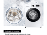 Lavadora carga frontal - Samsung WW80TA026AE/EC, 8 kg, EcoBubble, 1200 rpm, 14 Programas,  Blanco