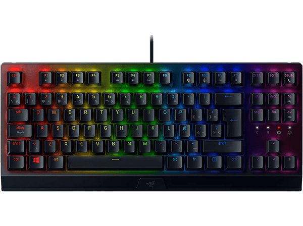 Teclado gaming - Razer BlackWidow V3 Tenkeyless, USB, Retroiluminación Chroma RGB, Mecánico, Negro