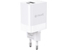 Cargador - Muvit MCACC0022, Universal, USB 12W+1 Tipo C PD 45W, 50/60Hz, Blanco