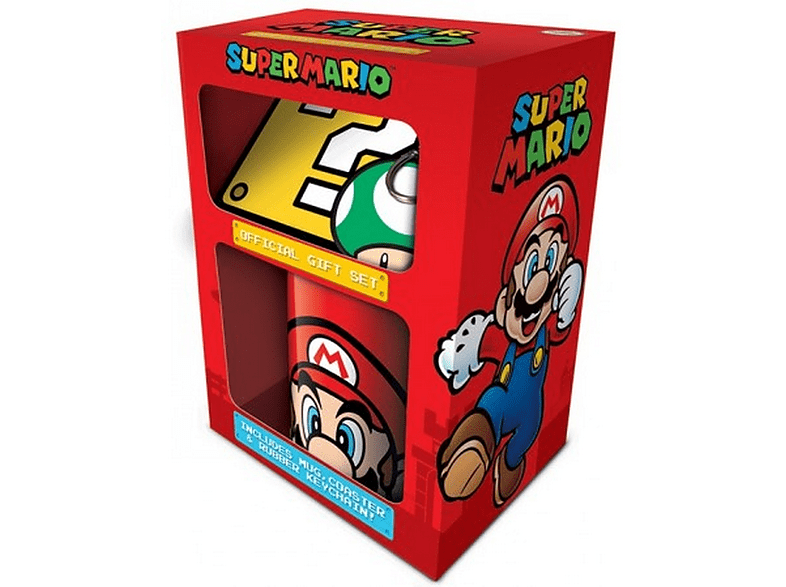 Taza - Sherwood Super Mario, Super Mario, 0.315 l, Cerámica, Rojo
