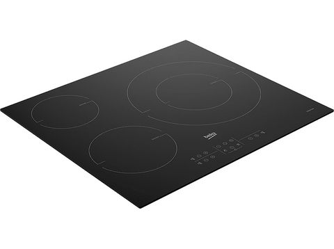Encimera - Beko HIIS63206M, Eléctrica, Inducción, 3 zonas, Negro