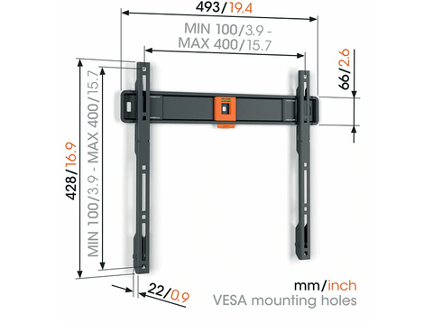 Soporte TV - Vogels TVM1409, 32