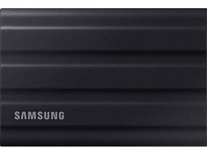 Disco duro SSD externo 2 TB - Samsung T7, USB Tipo C, SSD, Serie MU-PE1T0S Negro