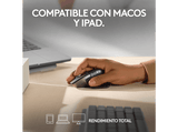 Ratón inalámbrico - Logitech MX Master 3S para Mac, Inalámbrico, 8000 ppp, Botones personalizables, 70 días de duración de batería, Negro