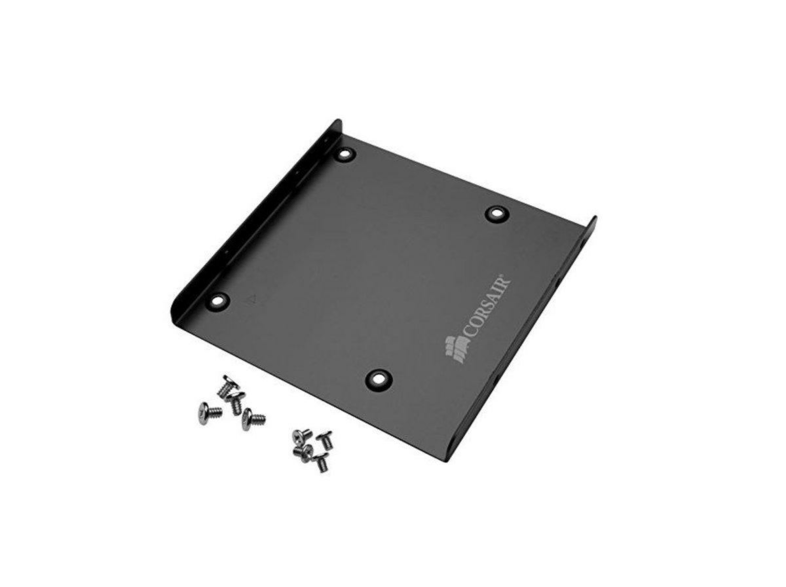 Accesorio de montaje - Corsair CSSD-BRKT1, Adaptador SSD de 2.5 a 3.5, Negro