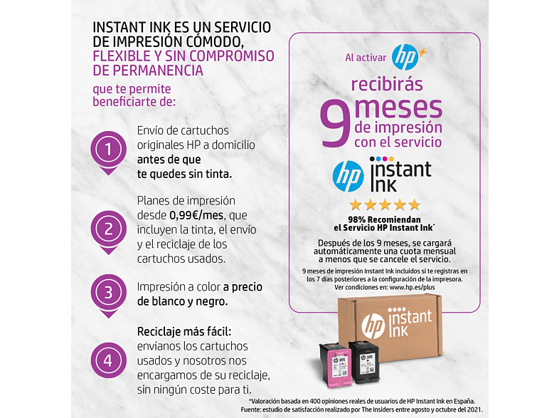 Impresora multifunción - HP Envy Inspire 7924e, WiFi, USB, 9 meses de impresión Instant Ink con HP+, doble cara