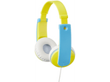 Auriculares inalámbricos - JVC HA-KD7-YN-E,  De diadema, Con cable, Para niños, Limitador volumen, Amarillo
