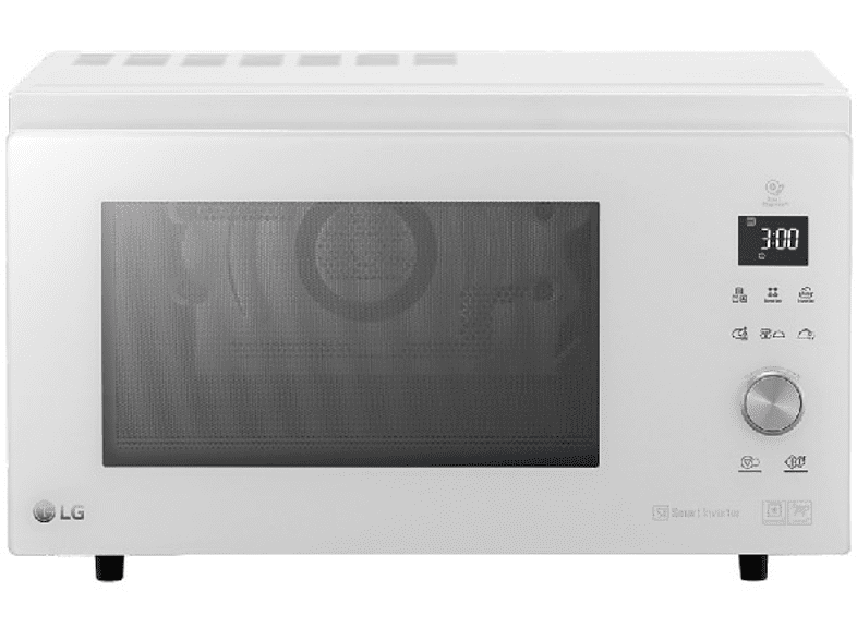 Microondas - LG MJ3965BPH, 39 L, Horno 4 en 1, Tecnología Smart Inverter