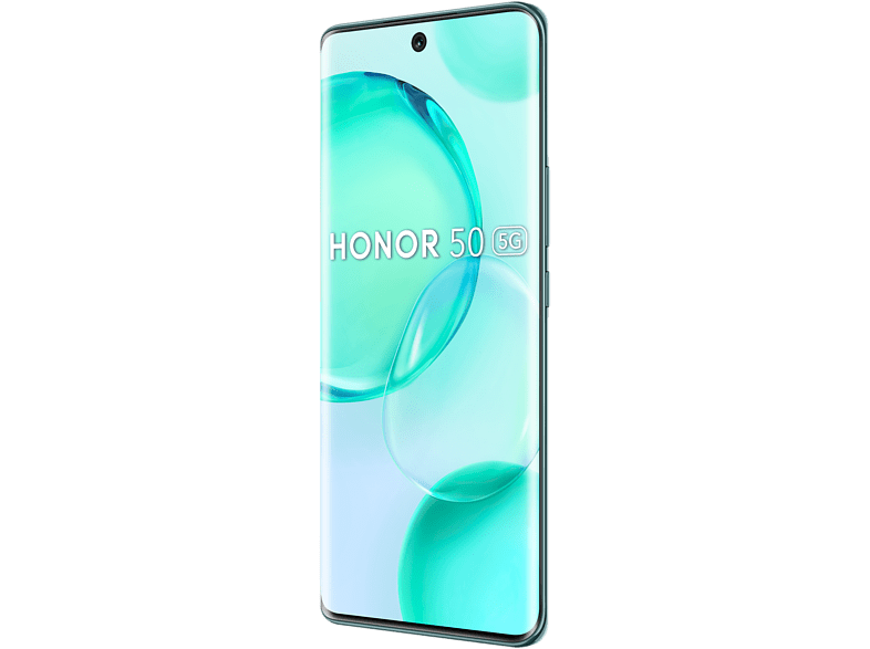 Móvil - Honor 50 5G, Verde Esmeralda, 128 GB, 6 GB RAM, 6.57 FHD+, Snapdragon 778G 5G, 4300 mAh, Android