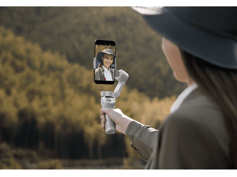 Gimbal - DJI Osmo Mobile SE, Plegable, Para teléfonos, Bluetooth 5.1, Autonomía hasta 8h, Blanco